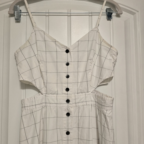 MADEWELL Windowpane Cutout Cami Mididress - Picture 5 of 12